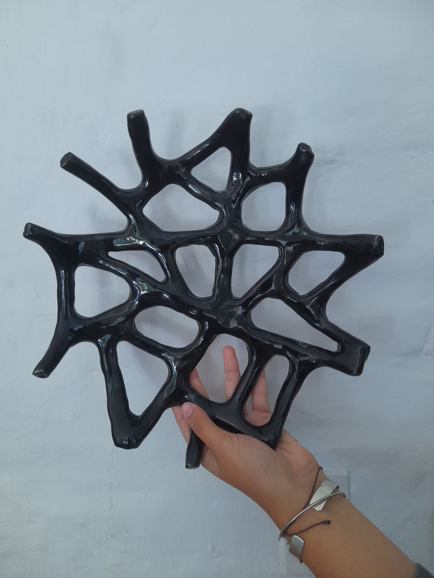 Piezas en proceso en el taller